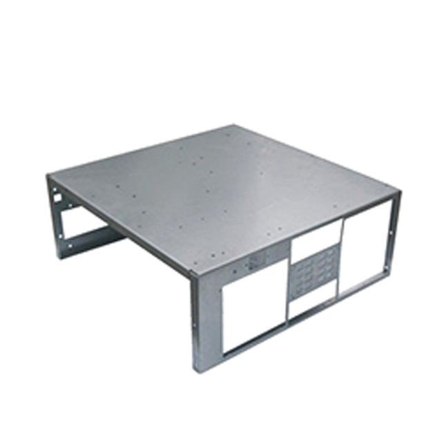Custom sheet metal equipment frame with bent panels